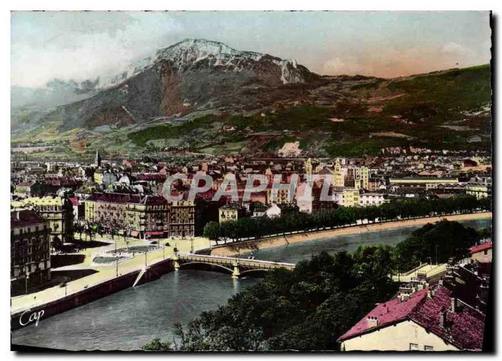 Grenoble — Vista geral e o Mouchetot — editor não visível - Frente