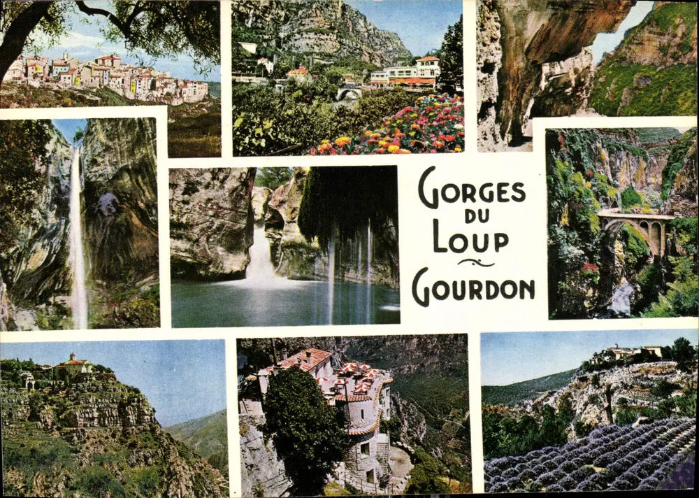 Gorges do Loup - Gourdon — Edições Gillet, Nice - Frente