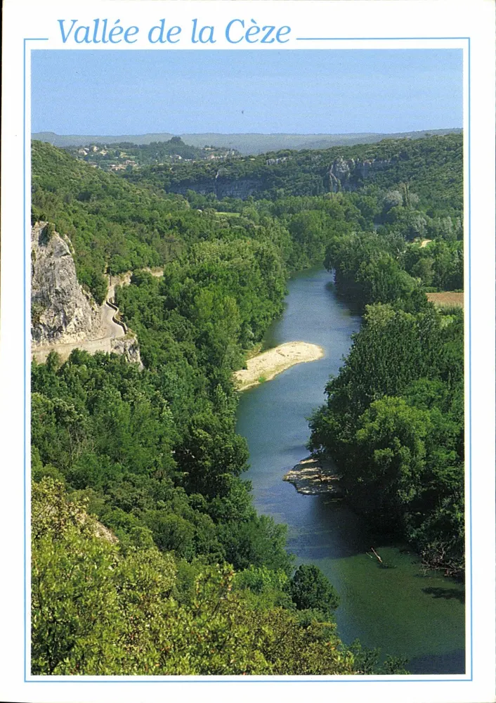 Vale da Cèze — vista panorâmica — Edições SL, Reprodução N° 120 - Frente