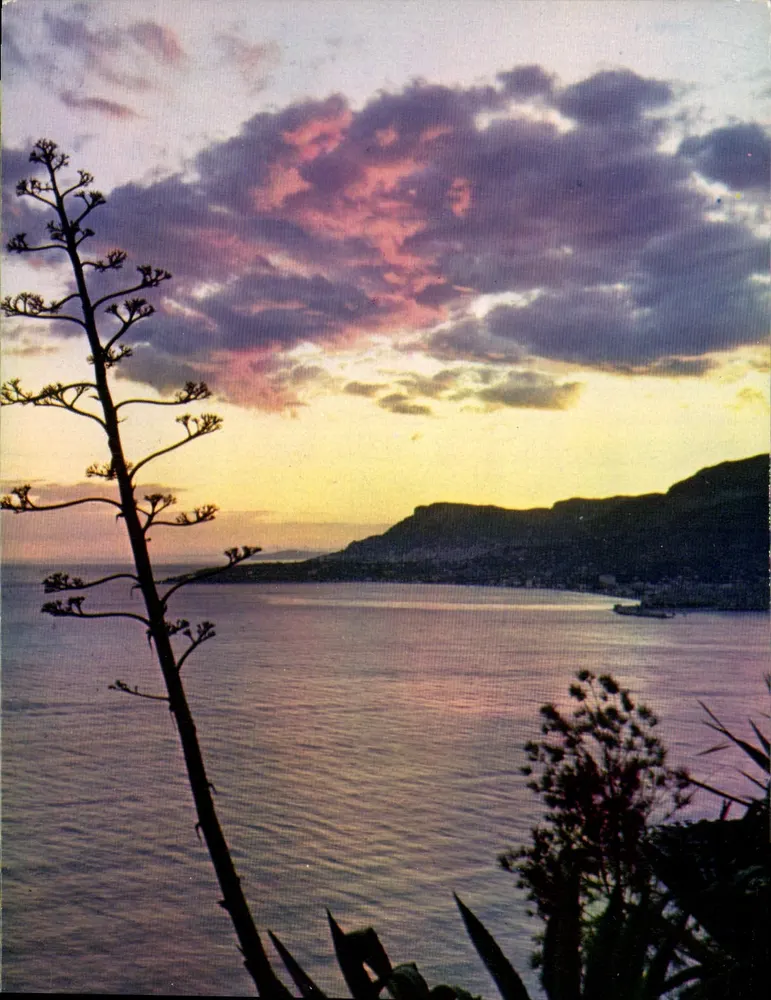 Pôr do sol — Reflexos da Costa Azul — Edição Iris Mexichrome - Frente