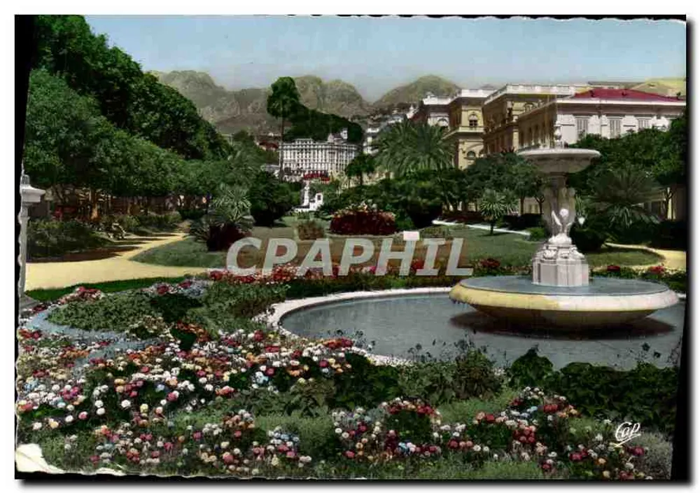 Menton - O jardim público — editor Réal-Photo, n°192 - Frente