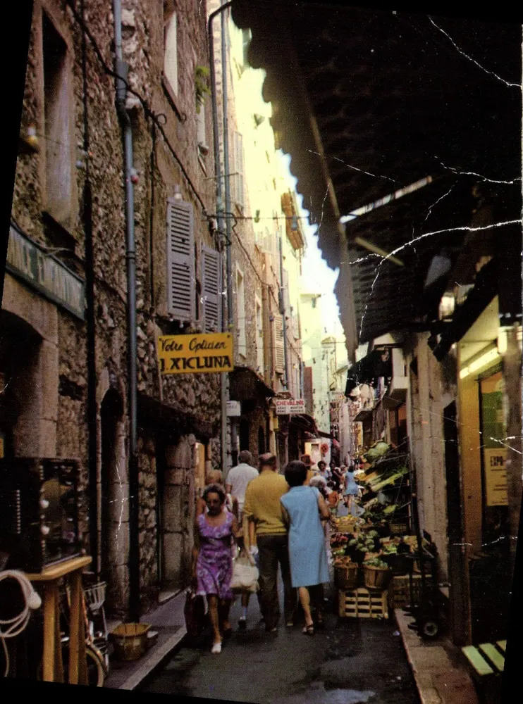 Markt von Vence — Marktstraße — Riviera Editions - Vorderseite