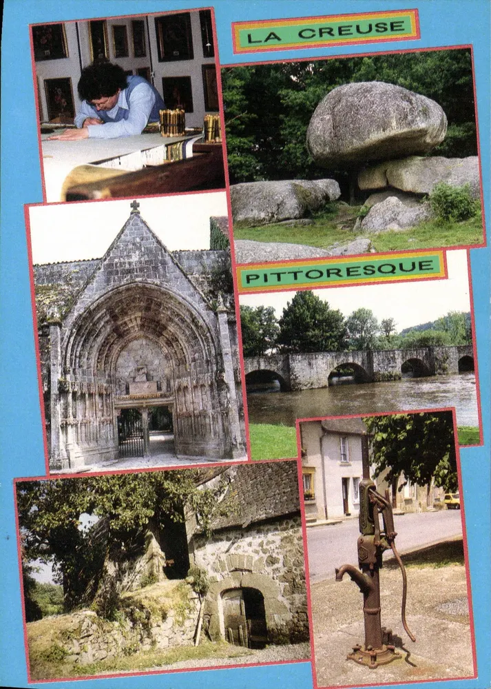 La Creuse — A Pitoresca — Éditions Dubray, n° C 129/23 - Frente