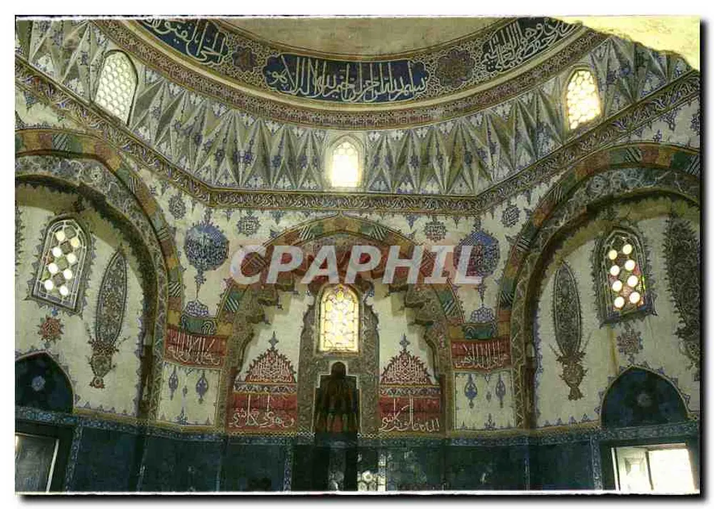 Interior do mausoléu de Cem Sultan — Bursa, Turquia — editor TUR-YAY, n° 16-5 - Frente