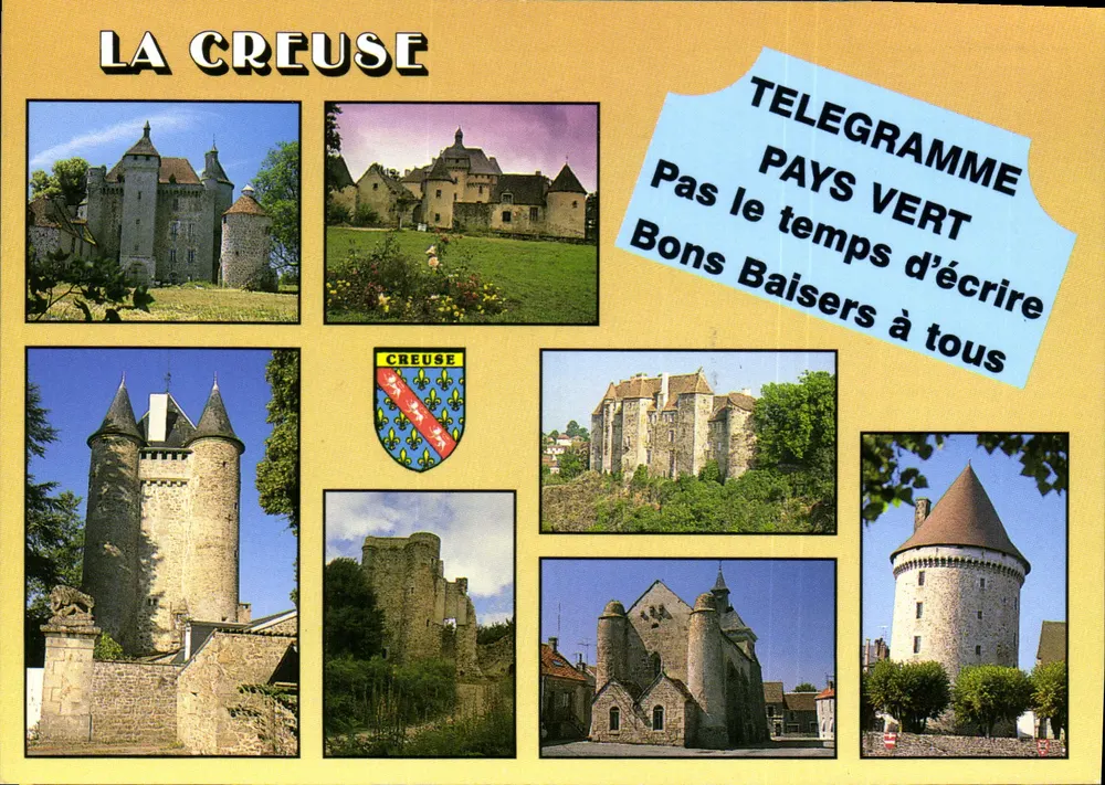 La Creuse — Schlösser und Sehenswürdigkeiten — Éditions N. LAMOUCES - Vorderseite