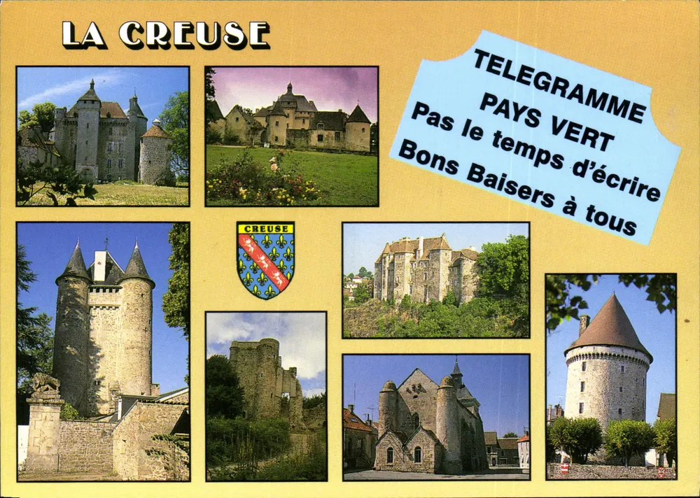 La Creuse — Schlösser und Denkmäler — TEPAC Éditions, Nr. 123 - Vorderseite