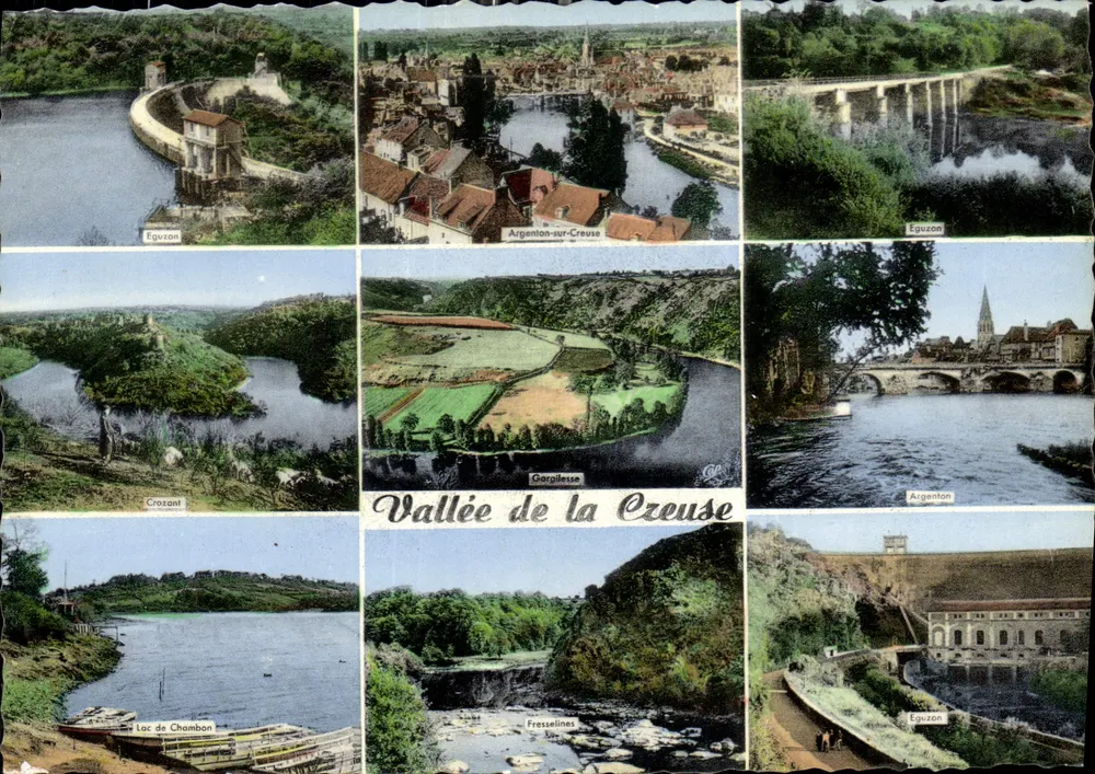 Vale da Creuse — paisagens e locais — Coleção FARO — n° 1566 - Frente
