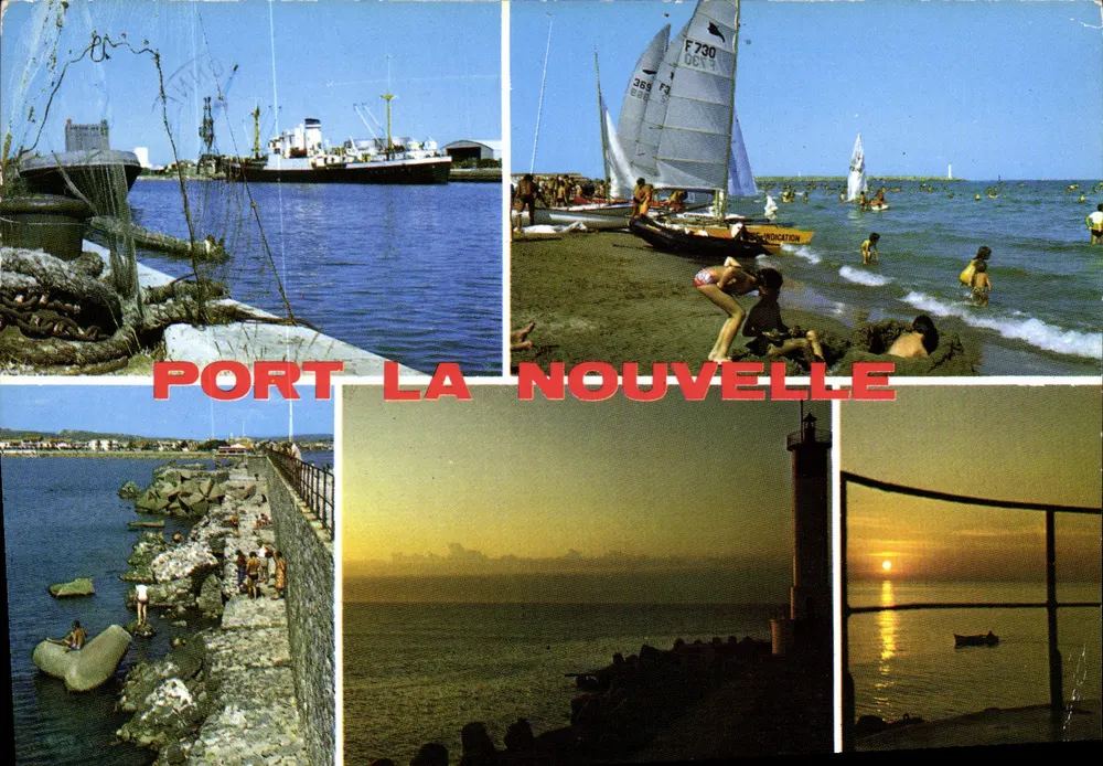 Port La Nouvelle — Panoramablick — Éditions d'Art de Carcassonne - Vorderseite