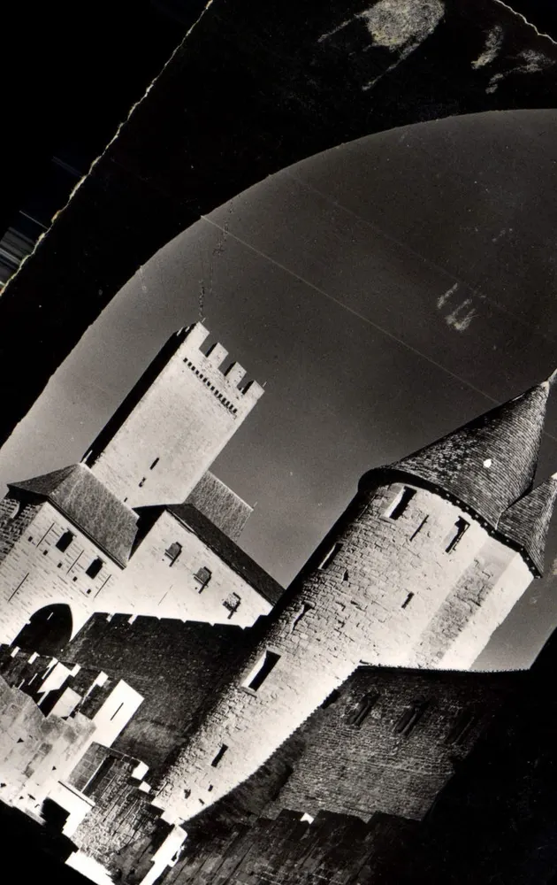 Tor der Aude und Turm der Gerechtigkeit — Carcassonne — Editions de Villefranche - Vorderseite