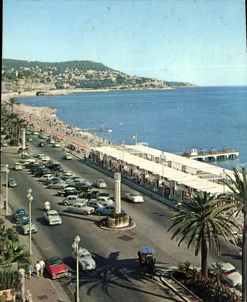Nice — A Promenade dos Ingleses e o Monte Boron — Edições de Arte Montlucour - Frente