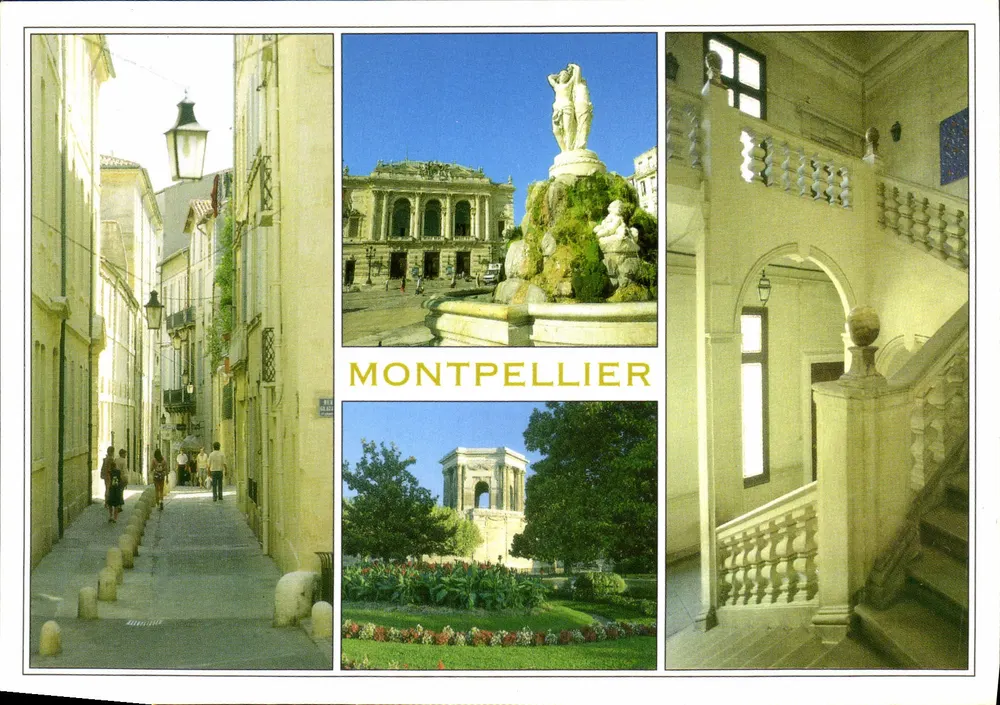 Montpellier — bairros e monumentos — Éditions de la Plaine - Frente