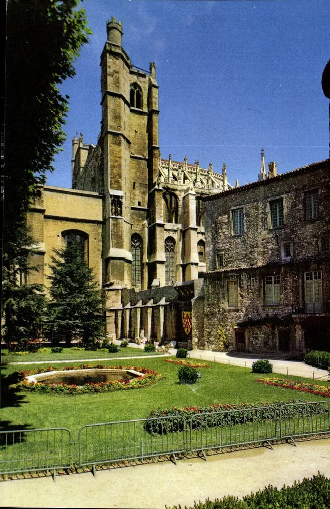 NARBONNE (Aude) — Garten des Museums und die Kathedrale Saint-Just — Editions S.I.L. Lyon - Vorderseite
