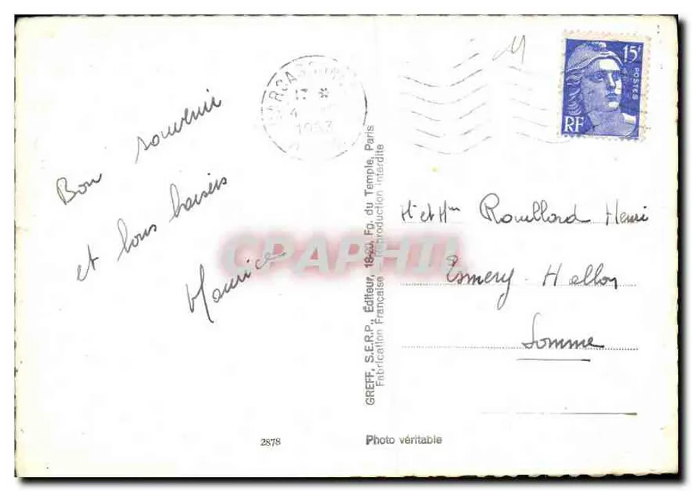 Carcassonne — Lembrete de Carcassonne — Greff - Verso