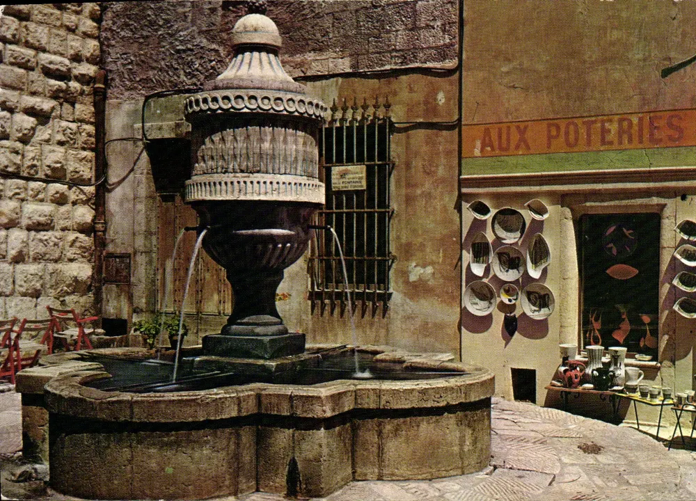 Fontaine du Peyra — Vence — Éditions d'Art Montluel - Vorderseite