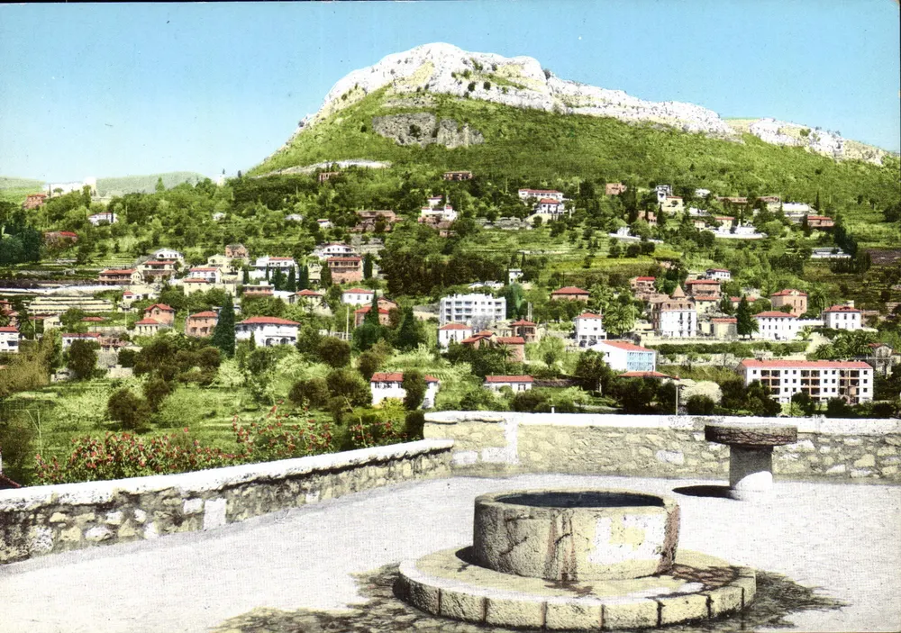 Widok Toulon — góra i wieś — Wydawnictwo F. P. G. de Nice - Awers