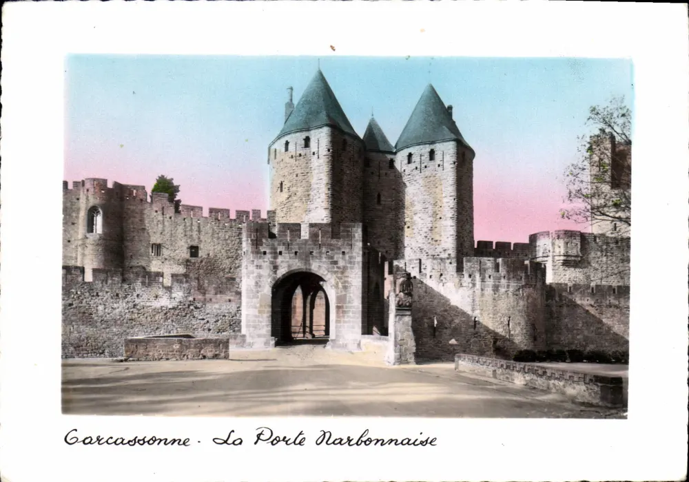 Carcassonne — A Porta Narbonnese — Éditions Vétraud - Frente