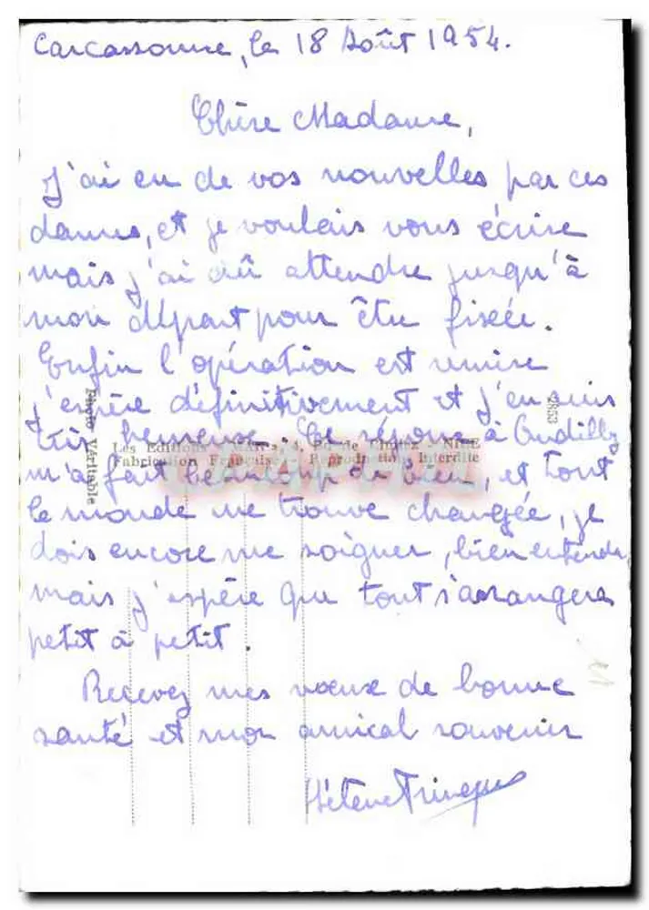 Carcassonne — A Porta Narbonnese — Éditions Vétraud - Verso