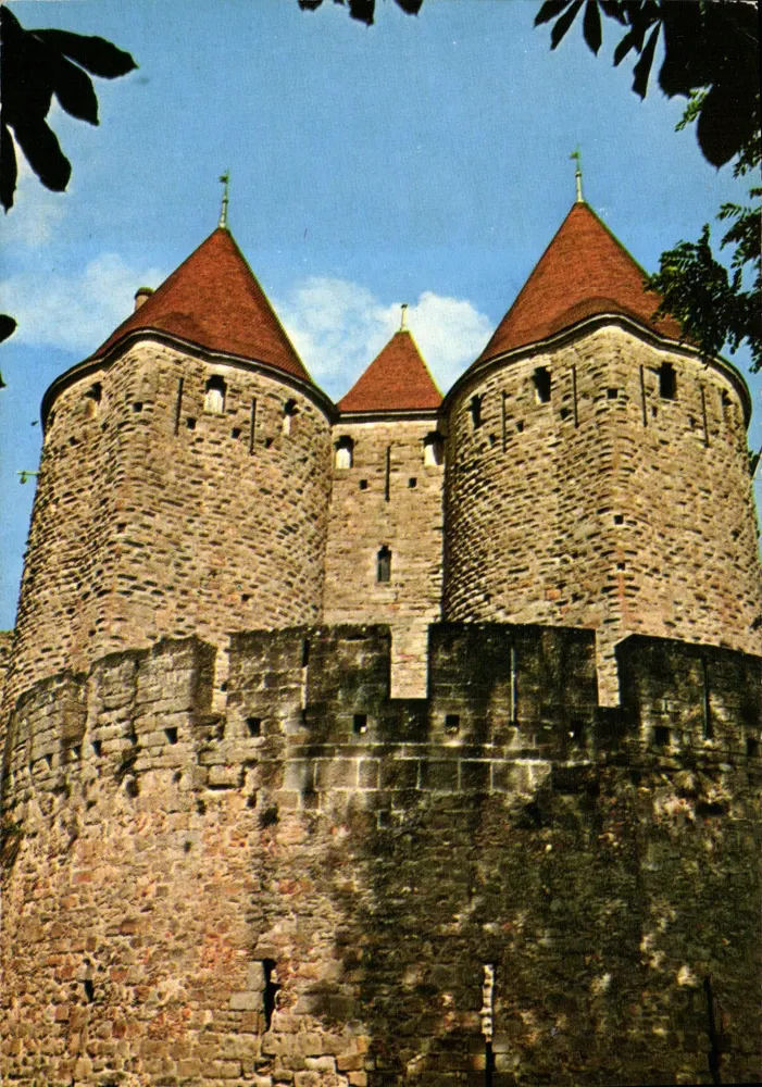 Carcassonne — Die Türme der Narbonner Pforte — Edition S.E.R. n° 33/138 - Vorderseite