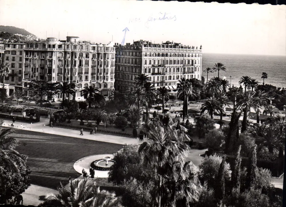 Nice - O Jardim Albert Ier e os grandes hotéis — Éditions Alexis-Massa - Frente