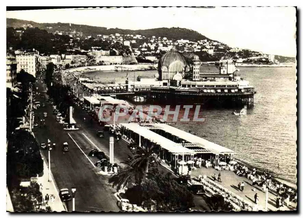 A Costa do Azul — 1.006. NICE. A Promenade dos Ingleses — Edições Mar. 4, rue de Gimiez — Foto Real — Redução Proibida - Frente