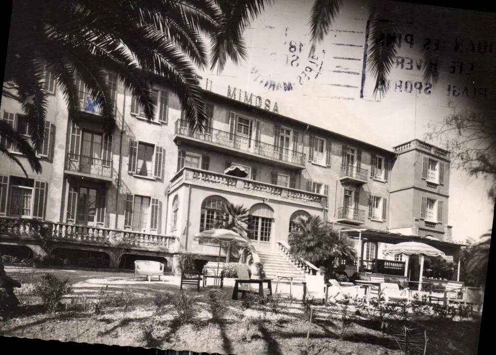 Hôtel des Mimosas — Juan-les-Pins — Verlag Plage Sports - Vorderseite