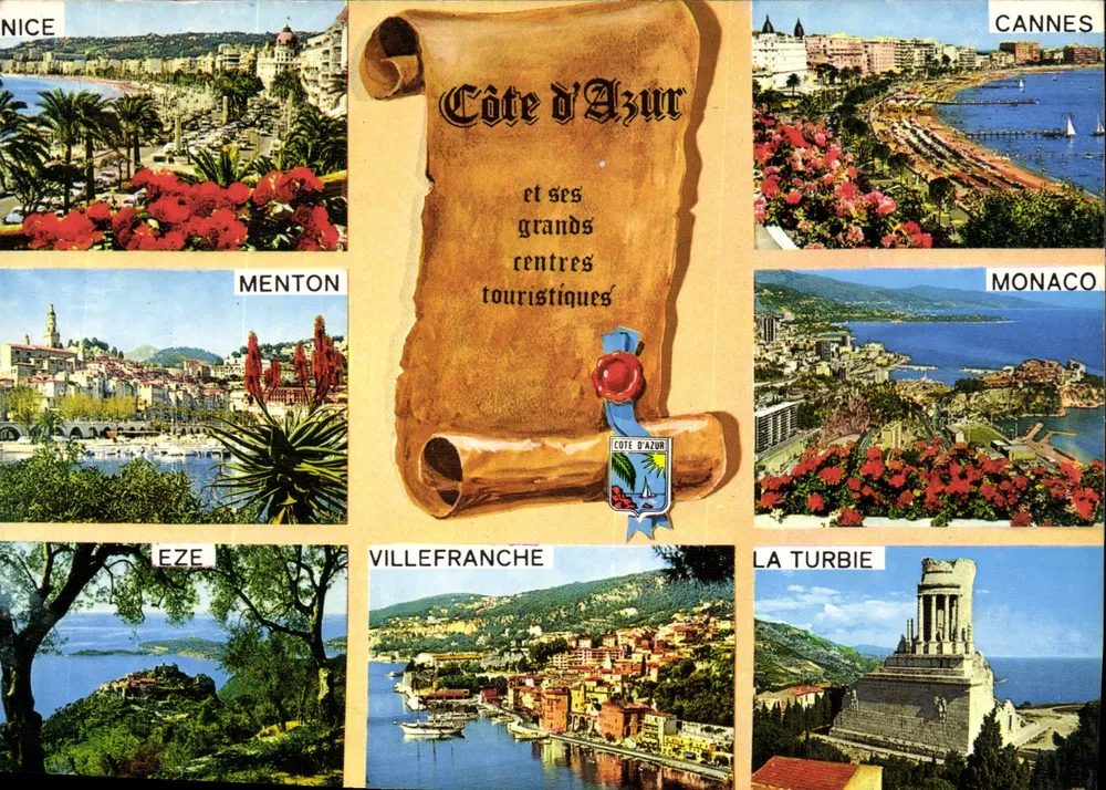 Côte d'Azur und ihre großen touristischen Zentren — Les Editions Gilletta, n°012 - Vorderseite