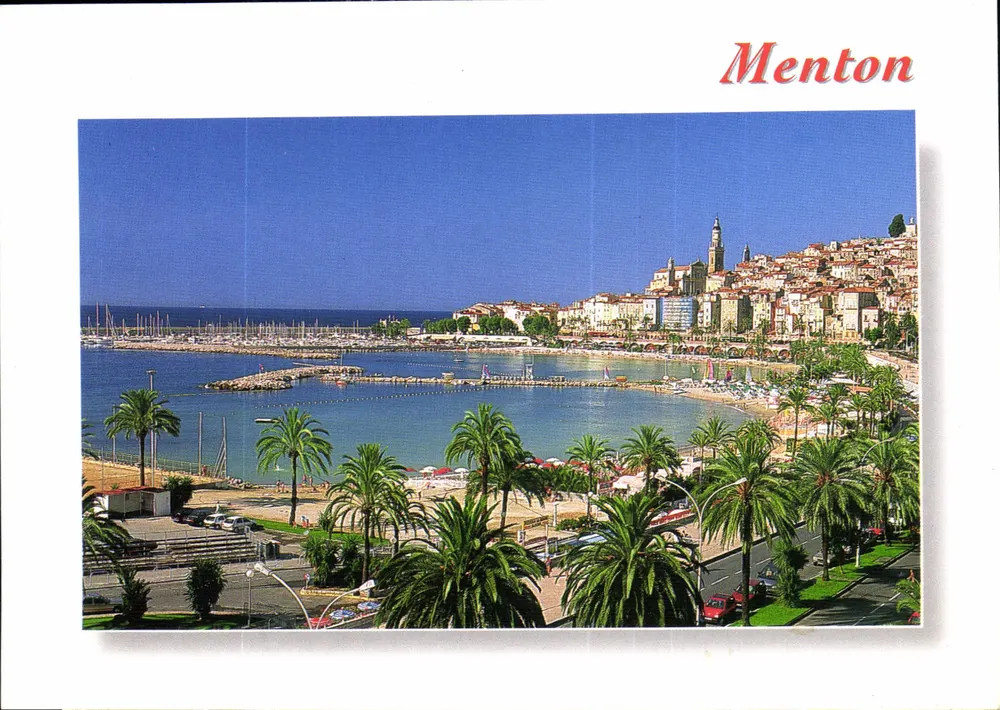 Menton — Vista geral — Éditions Gourmandes - Frente