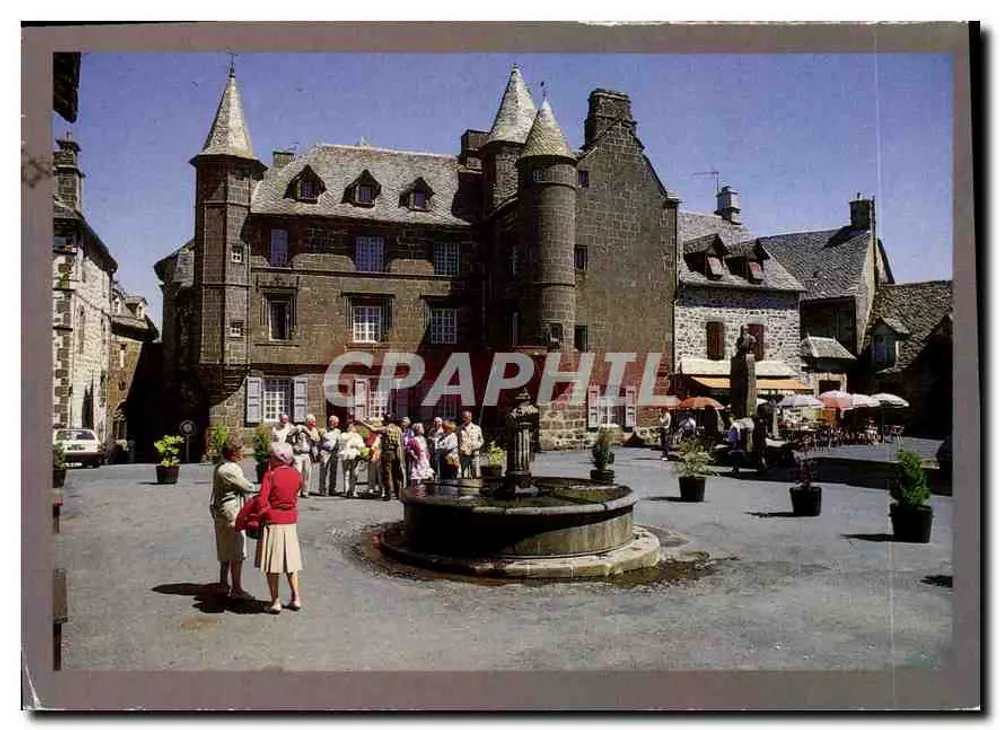 Salers (Cantal) — Mittelalterliche Stadt, Haus des Baillage — n° (15) 530 H - Vorderseite