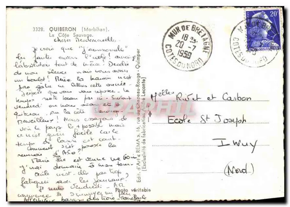 ला कोट सॉवेज़ — कुबेरॉन (मॉर्बिहान) — रेमा - पीछे