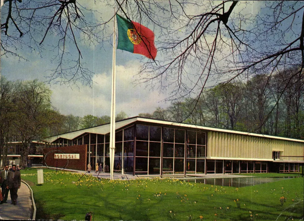 Pavillon Portugals — Weltausstellung Brüssel 1958 — Verlag Epigante, Nr. 9.328 - Vorderseite