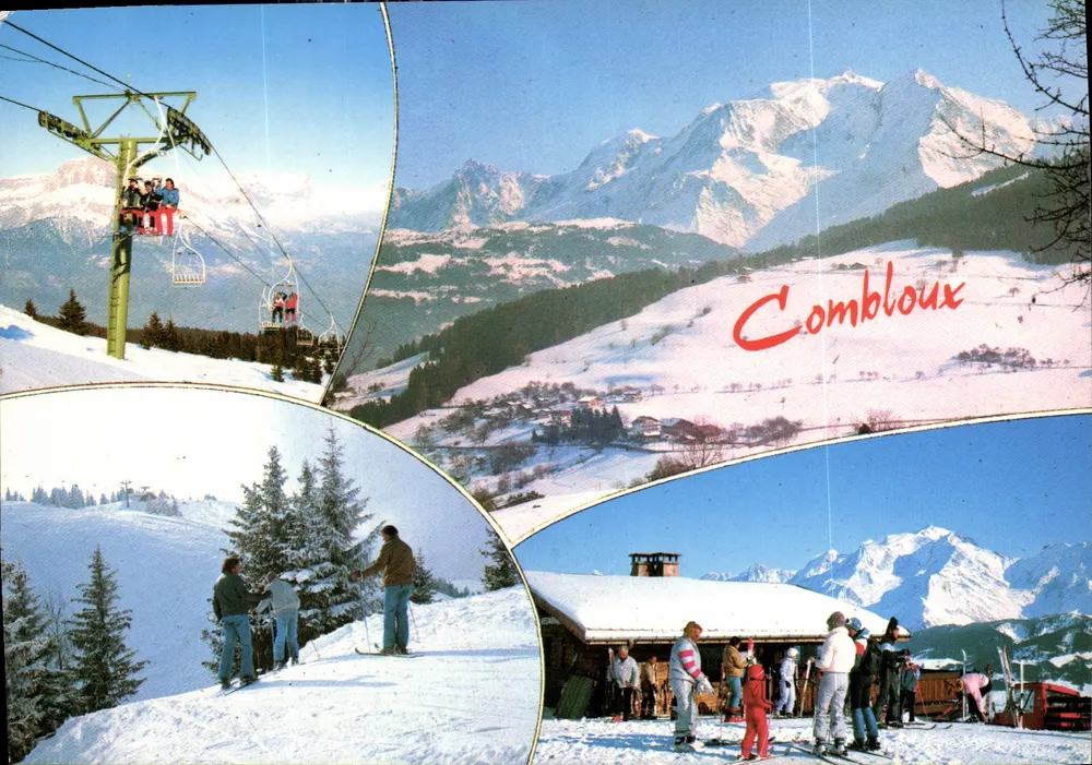 Combloux — estação de esqui — Éditions Cellard - Frente