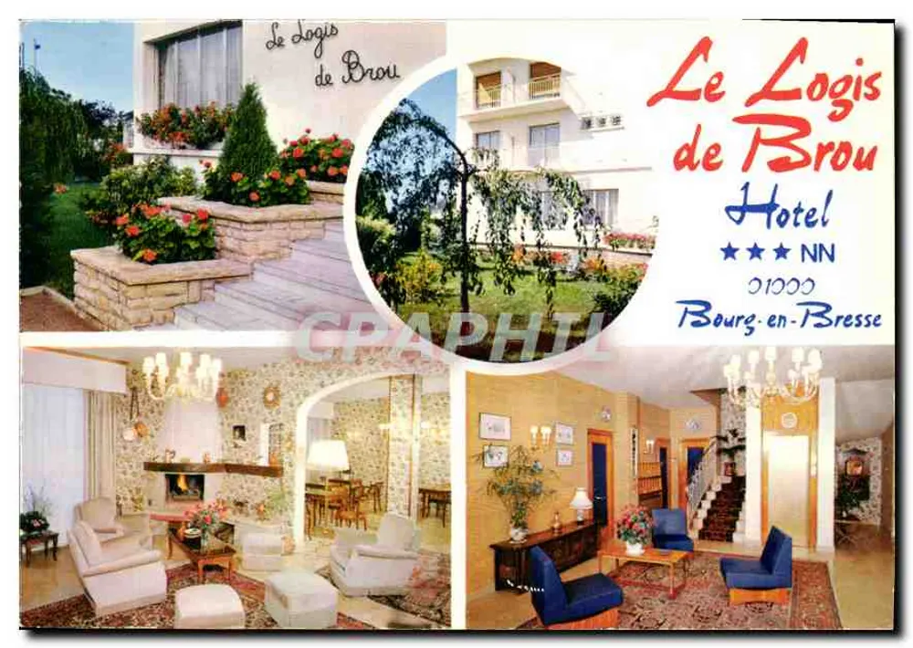 Le Logis de Brou — Hotel em Bourg-en-Bresse — editor Comblet Imprimeur Mason - Frente
