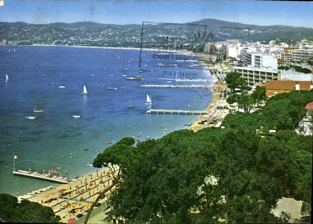 Juan-les-Pins — Vista geral — Éditions d'Art Montluc - Frente