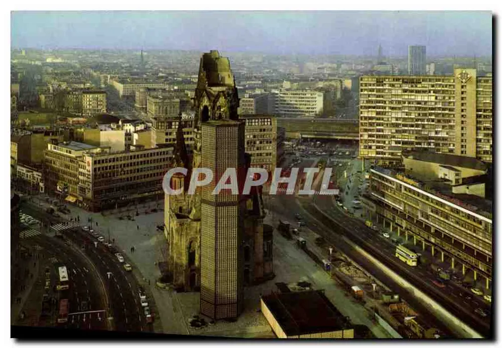 Berlino - Centro con la Kaiser-Wilhelm-Gedächtniskirche — Andreas Co Verlag, serie B 1/8285 - Recto