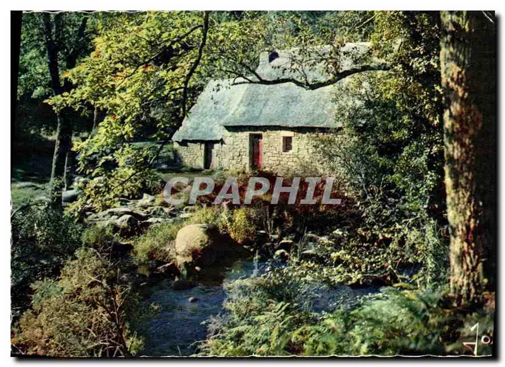 Kleiner Mühle an einem bretonischen Fluss — Crazon (Region Faouët) — Éditions Perros-Guirec - Vorderseite