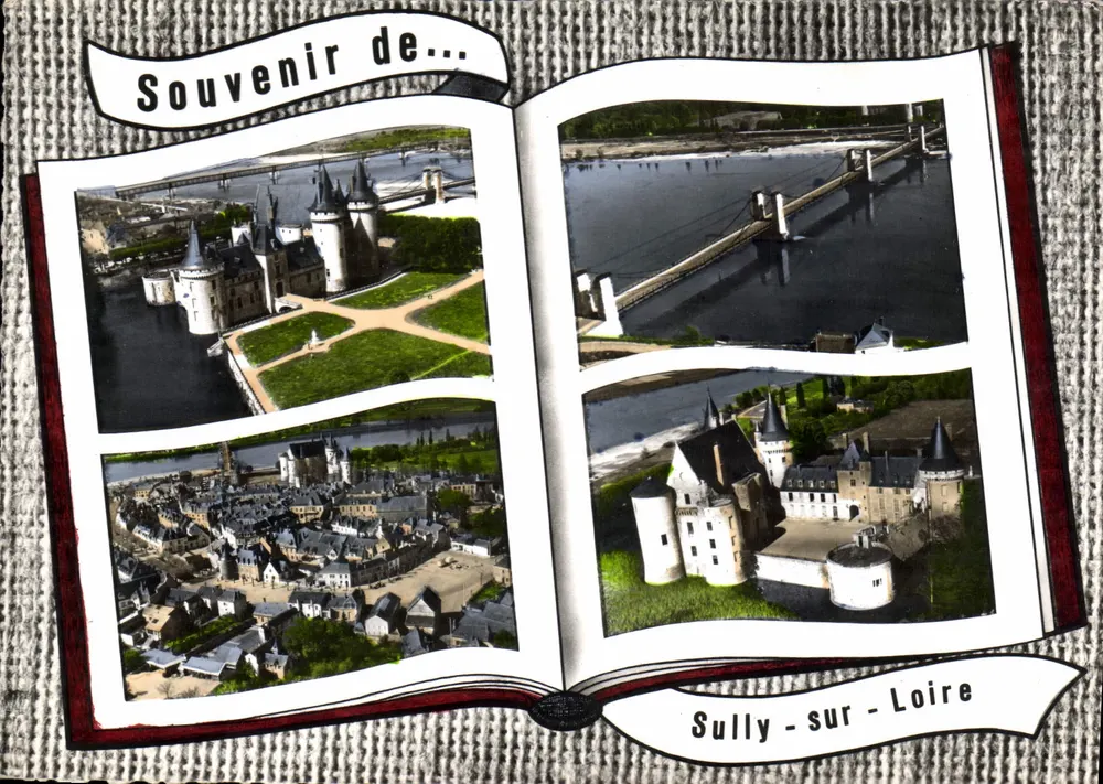 Sully-sur-Loire — Schloss, Brücke und Panoramablick — Lapie-Ausgabe, St-Maur-des-Fossés - Vorderseite