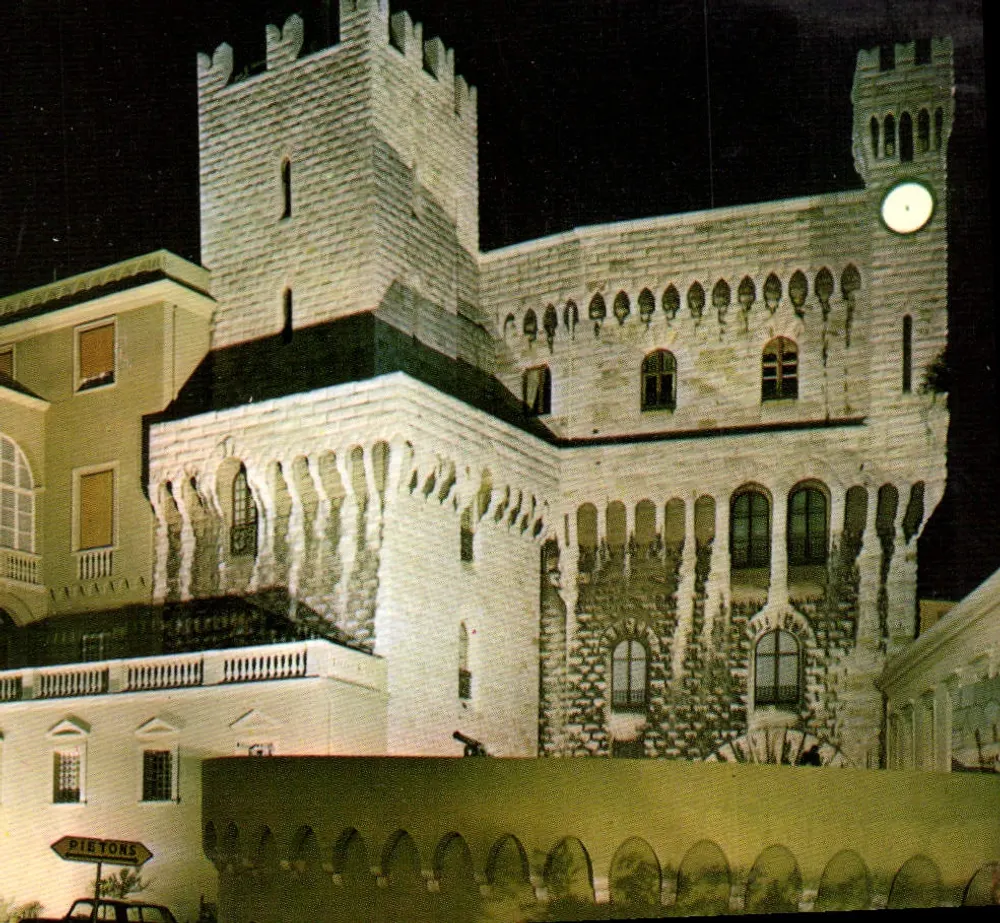 Palácio Real — Iluminação — Edição Ertachrome, Mônaco - Frente