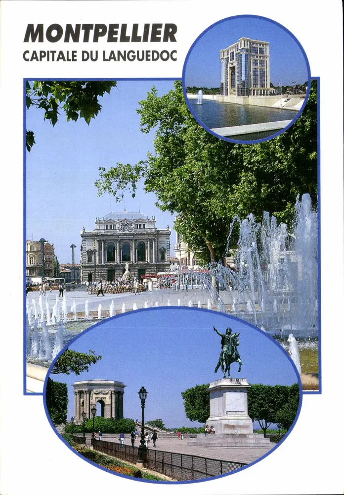 Montpellier — Hauptstadt des Languedoc — Méridionales Editions - Vorderseite
