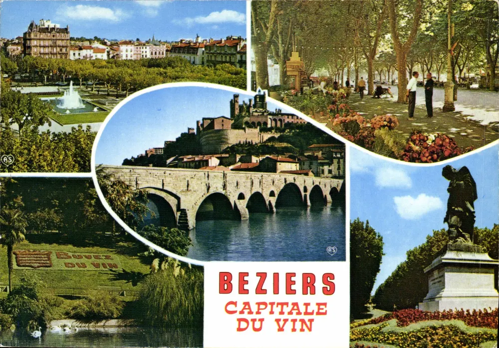 Béziers — Capital do Vinho — editor AS de Coeur, n° 34 - Frente