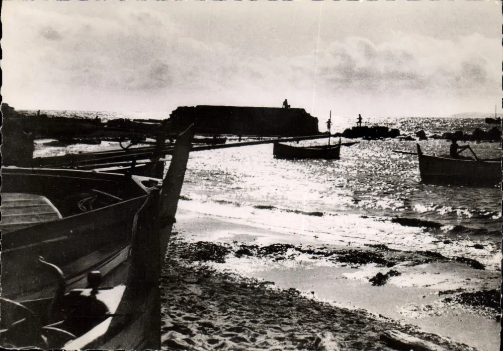 Le Lavandou — Puesta de Sol en el Puerto — Edición Delage (30) - Anverso