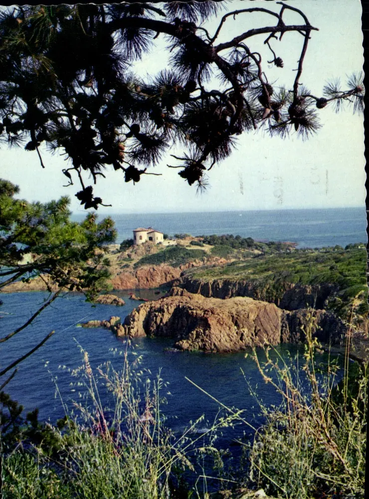 Widok Corniche d'Or — Golfe-Juan — Wydawnictwo Diplomé - Awers