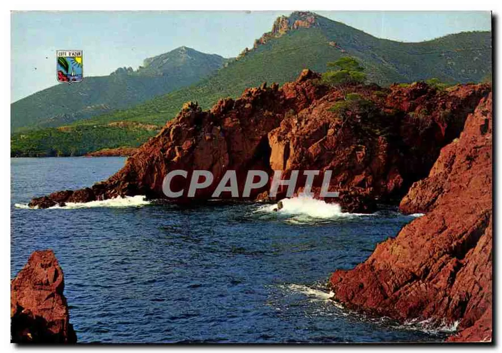 Costa Azul — Rochas Vermelhas do Estérel — Les Editions Gilletta - Frente