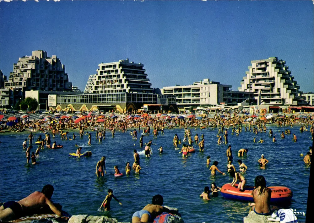 La Grande-Motte — Praia — Imprimeur Maton, 34.154 - Frente