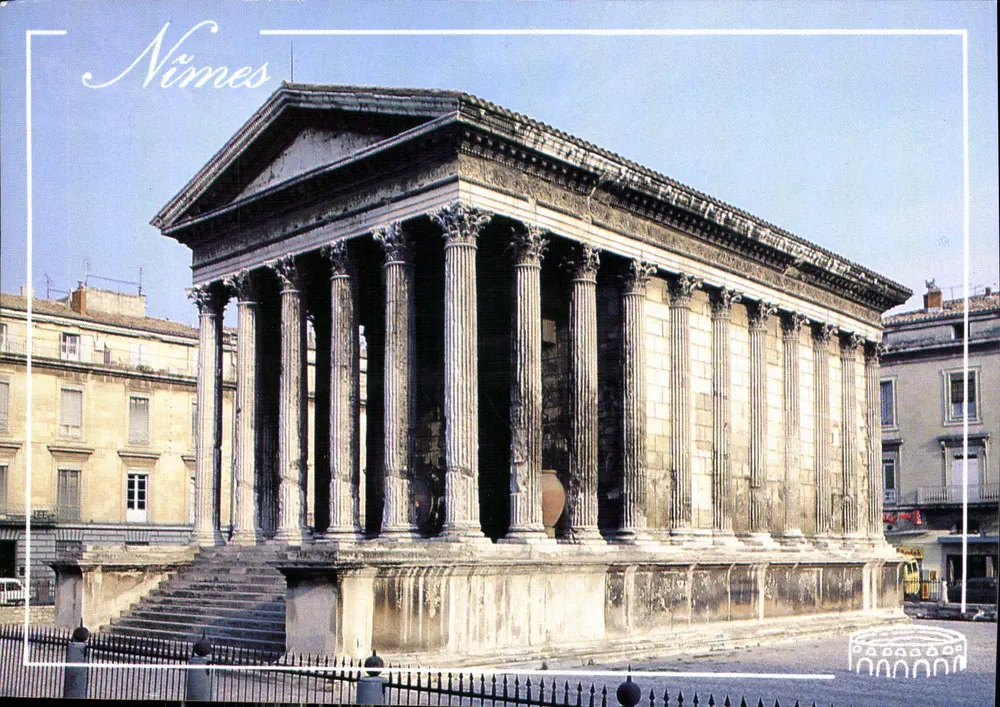 Nîmes — Templo da Divindade — Edições AZUR - Frente