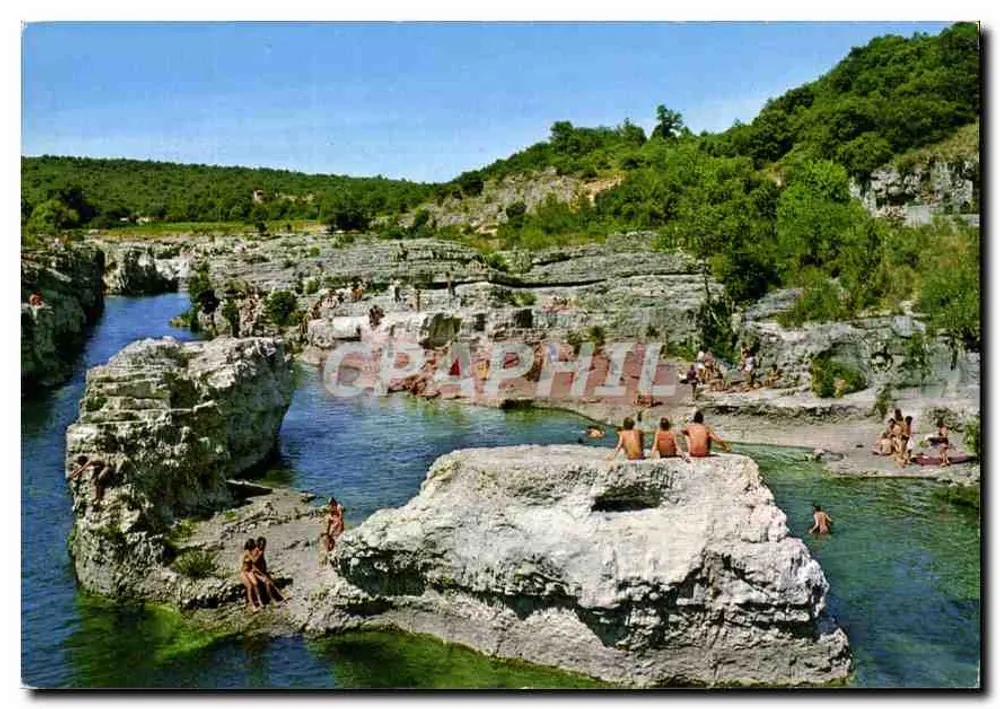 La Roque-sur-Cèze — Schwimmen in der Sautadet-Wasserfall — Éditions Royalcolor Villeurbanne - Vorderseite