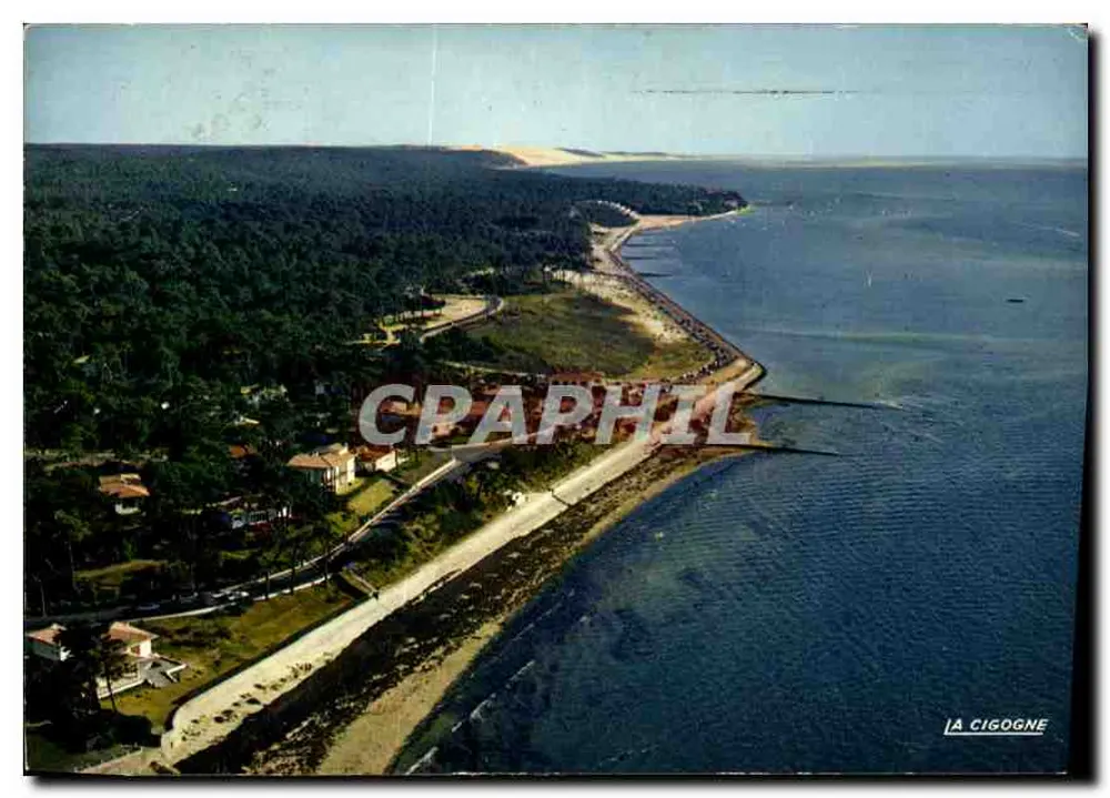 Die Storch — Strand von Pèreire, im Hintergrund die Dune du Pyla — Éditions La Cigogne - Vorderseite