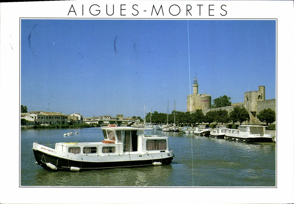 Aigues-Mortes — Kanal und westliche Mauern — Méridionales-Edition - Vorderseite