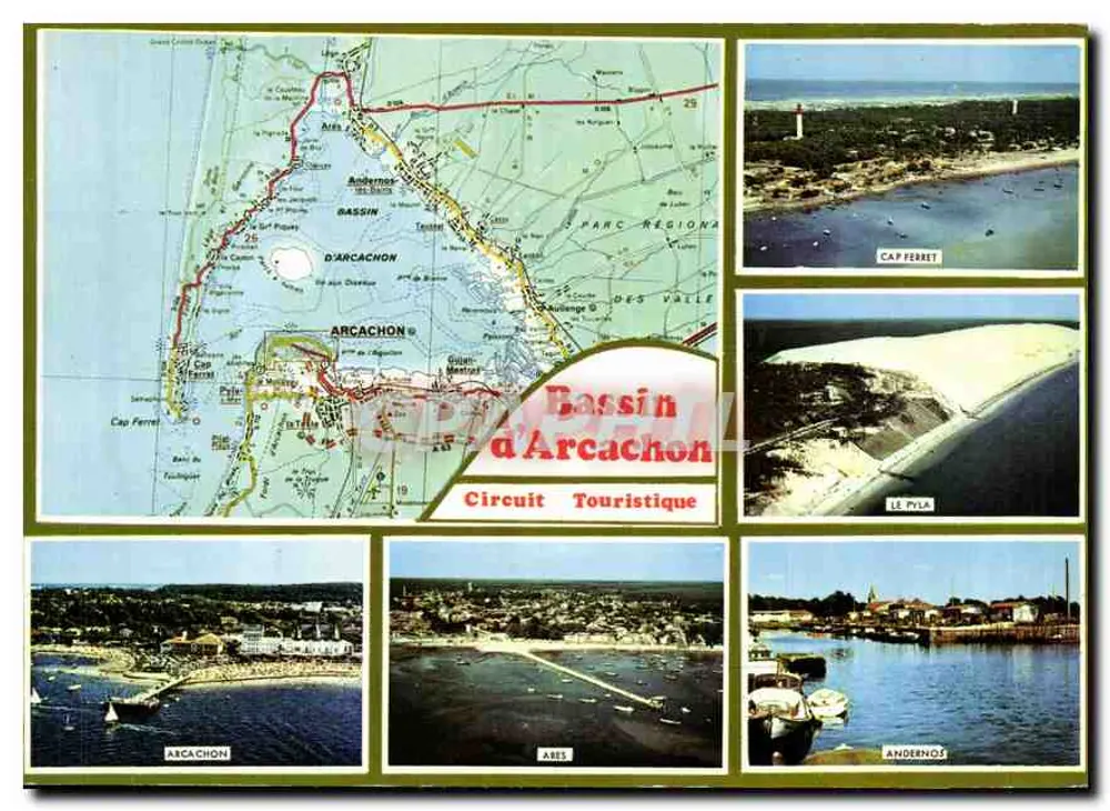 Bassin d'Arcachon — Circuito Turístico — Edições do Gablier - Frente