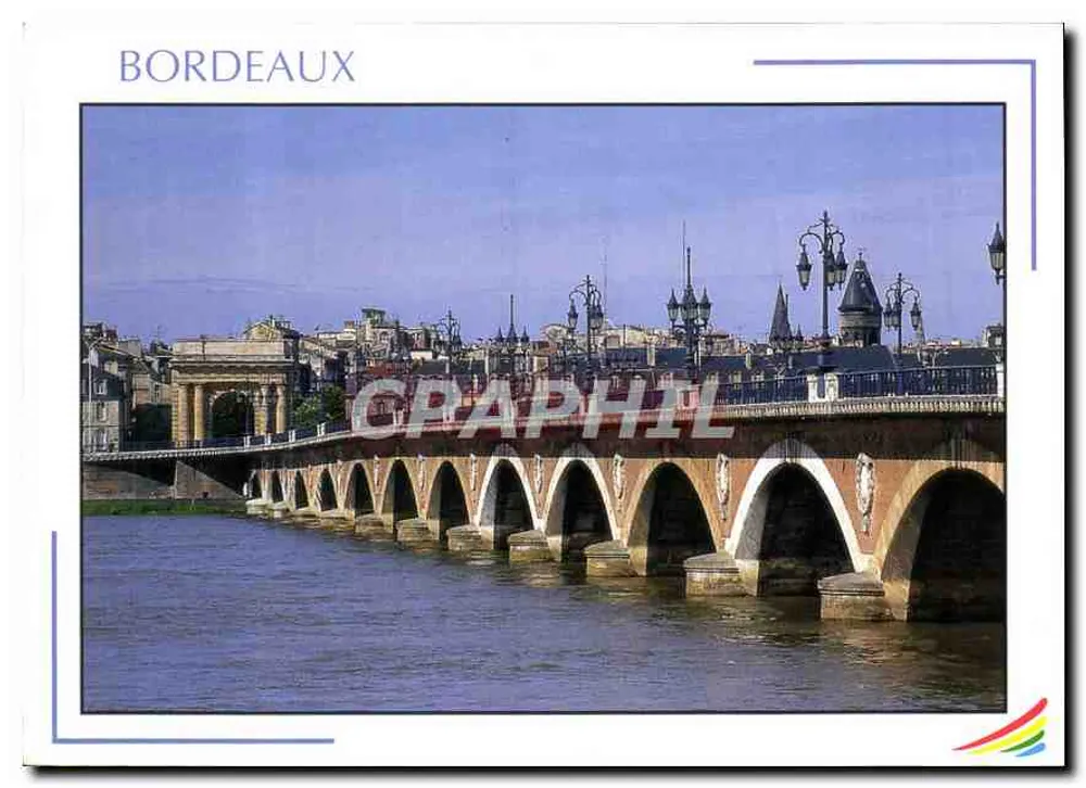 Bordeaux — Pont de pedra — Graphphil - Frente