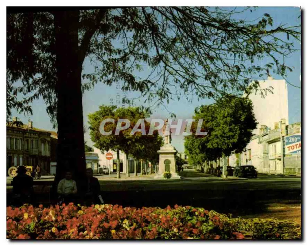 Libourne (Gironde) — Öffentlicher Garten und Alleen — Éditions 'LA CIGOGNE' - Vorderseite